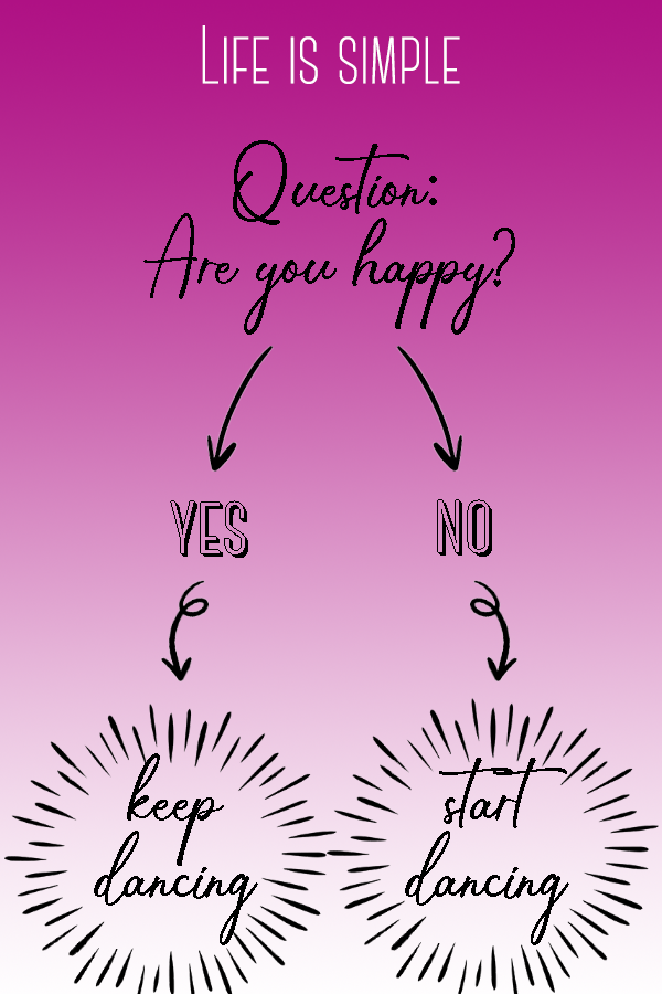 Life is simple - quote
